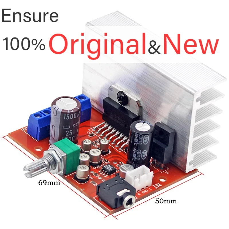 1piece TDA7379 digital power amplifier board 100%New&Orginal dual channel high power 2*30W with AD828 pre-stage op amp