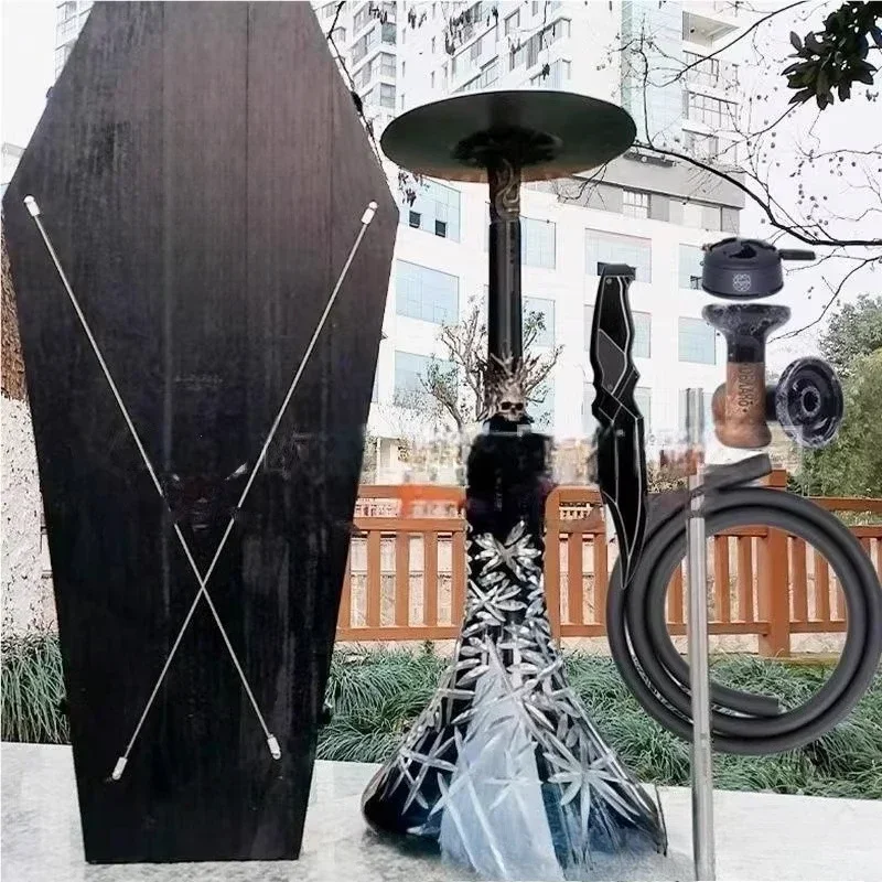 Ensemble complet de narguilé avec pierre tombale Forest Guardian