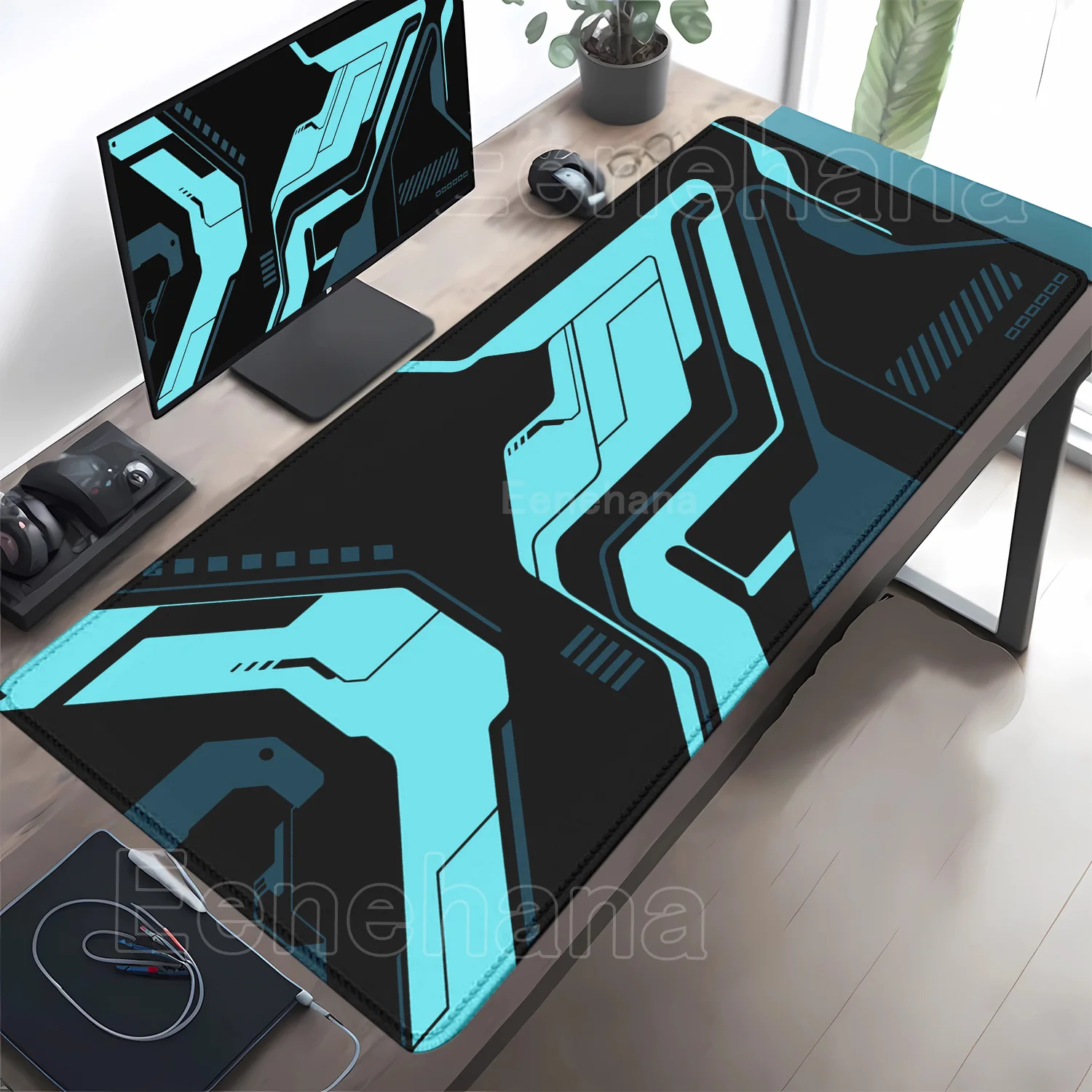 

Коврики для мыши для киберспорта, нескользящий игровой коврик для мыши 400x900 мм, большие аксессуары для геймерских офисов, резиновый коврик для игрового стола с HD-печатью