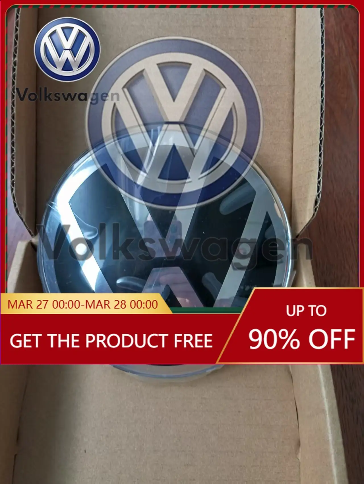 

Emblems For VW Volkswagen Car Sticker 1 Pcs 13.7cm For Ceramic Grille Emblem 2GM853601E For Volkswagen Passat, Touran, T-Cross,