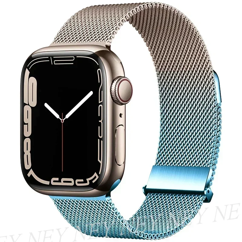Mailänder Schlaufe für Apple Uhren armband 44mm 40mm 45mm 41mm 42-38-44mm Armband Ultra 2 49mm Metallbänder iwatch Serie 9 8 7 6 se 5 4 3
