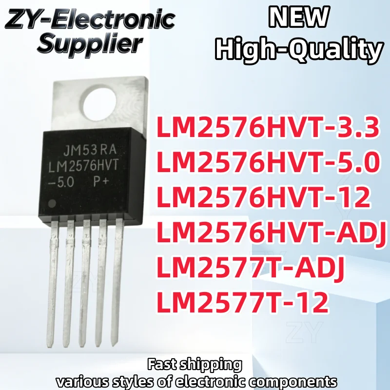 (10piece) TO-220-5 LM2576HVT LM2576HVT-3.3 LM2576HVT-5.0 LM2576HVT-12 LM2576HVT-ADJ LM2577T LM2577T-ADJ LM2577T-12