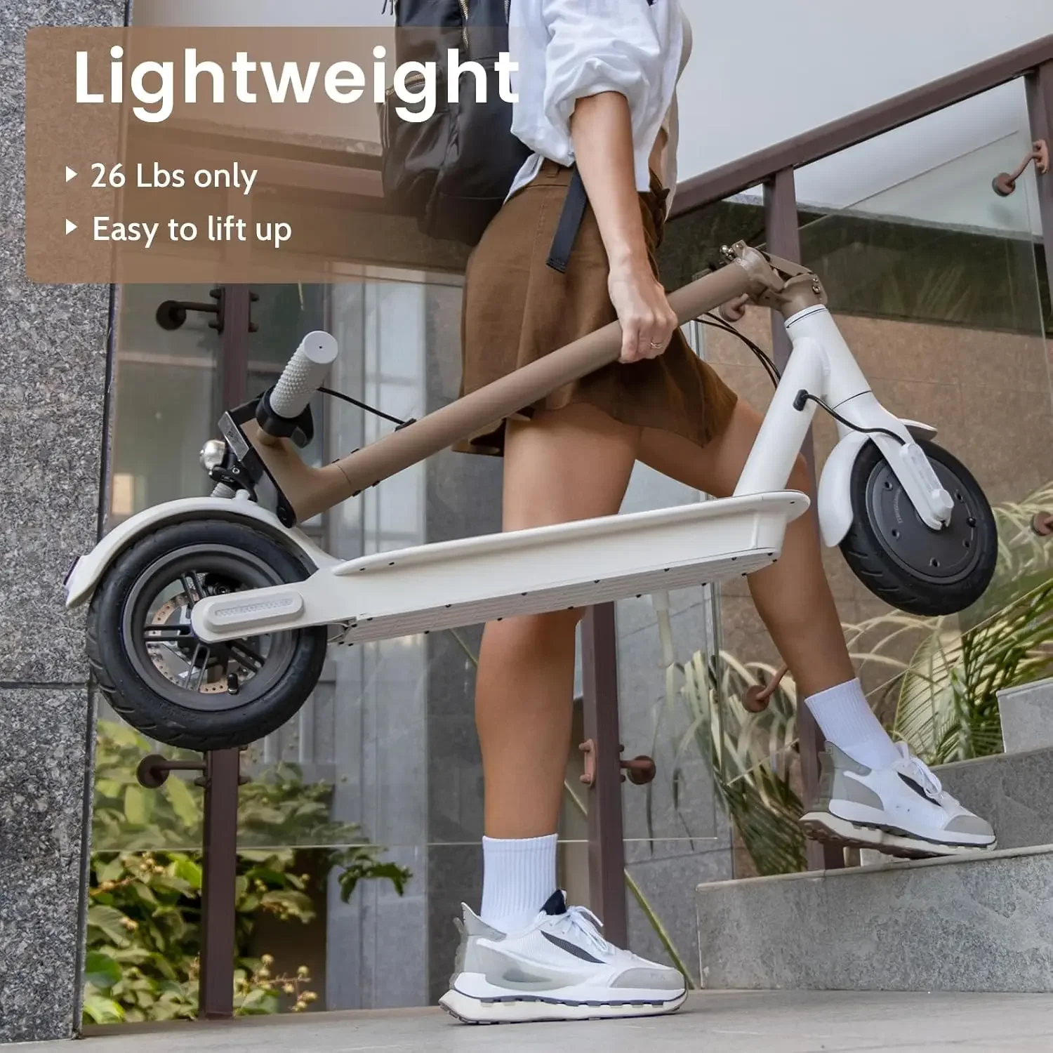 Electric Scooter for Adults, 8.5 Inch/10 Inch Tires, 350W Motor 19 Mph Speed, 17/21 Miles Range Foldable Commute E-Scooter w