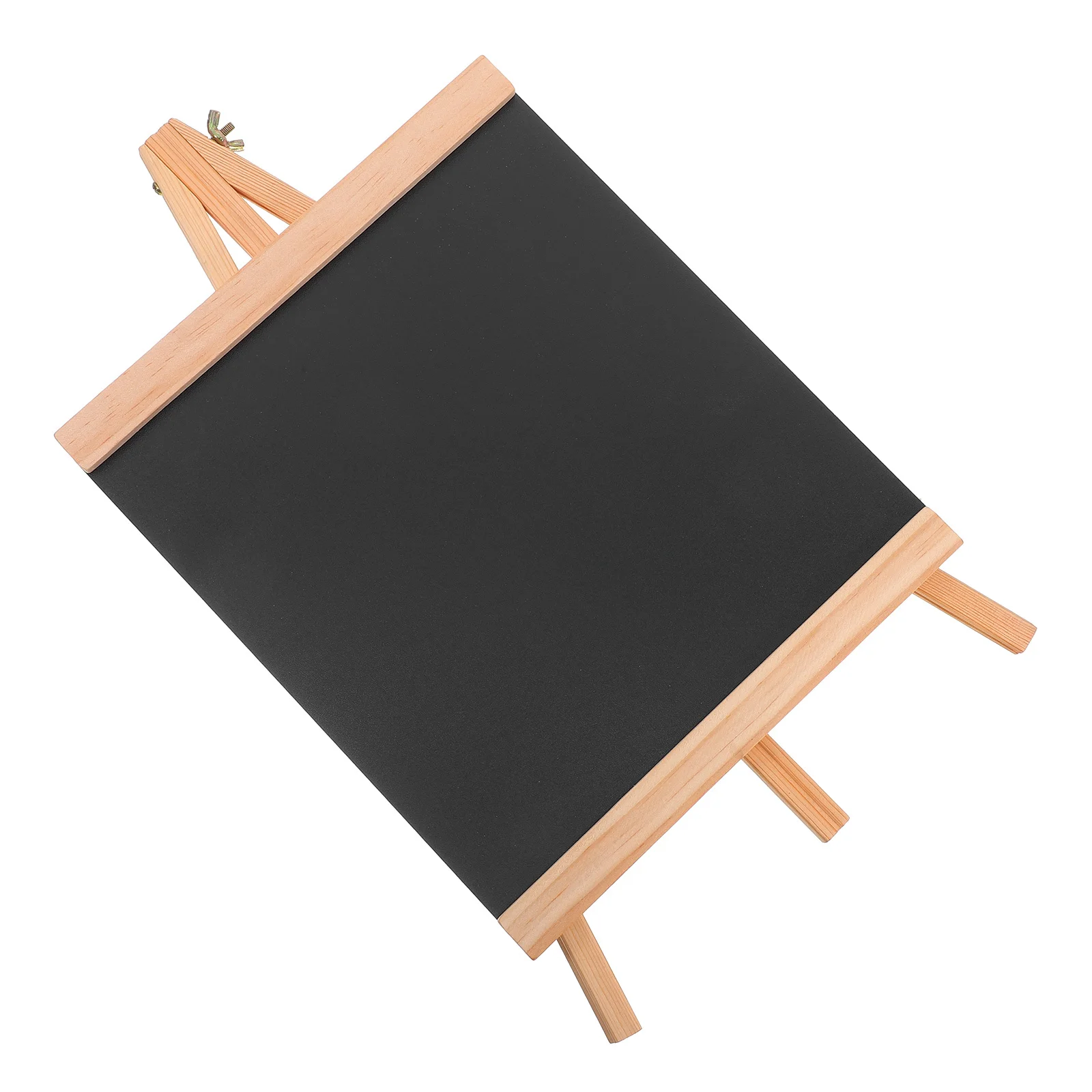 

Wooden Erasable Chalkboard 15x9 Inch with Sturdy Easel Stand for Indoor Outdoor Use Menu Holder Writing Board for Adults Office