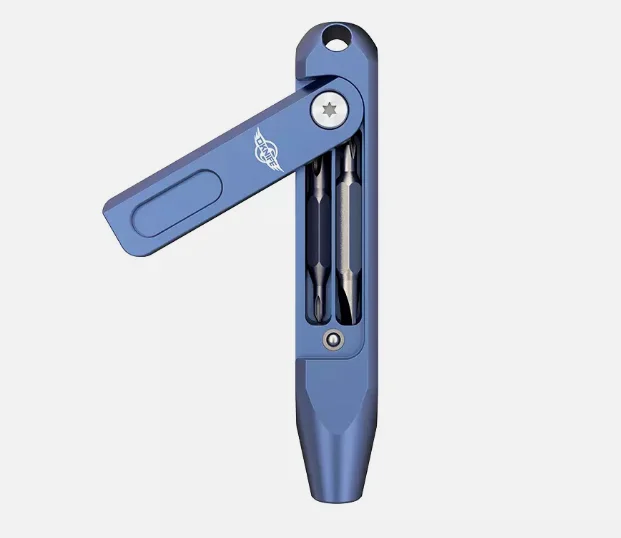 Olight Otacle D1 إصدار محدود Blue Ti Titanium EDC Titanium Multi-Bit Driver