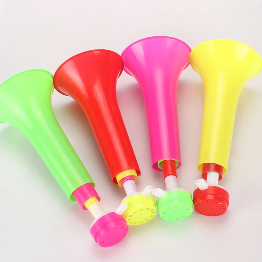 

4 Pcs Retractable Horn Trumpet Blow Stadium Collapsible for Gifts Trumpets Mini Sports Large