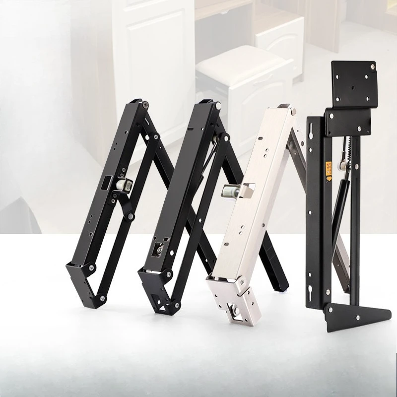 

Hidden folding stool hardware, two-way buffer porch shoe changing stool, stainless steel folding stool hardware accessories