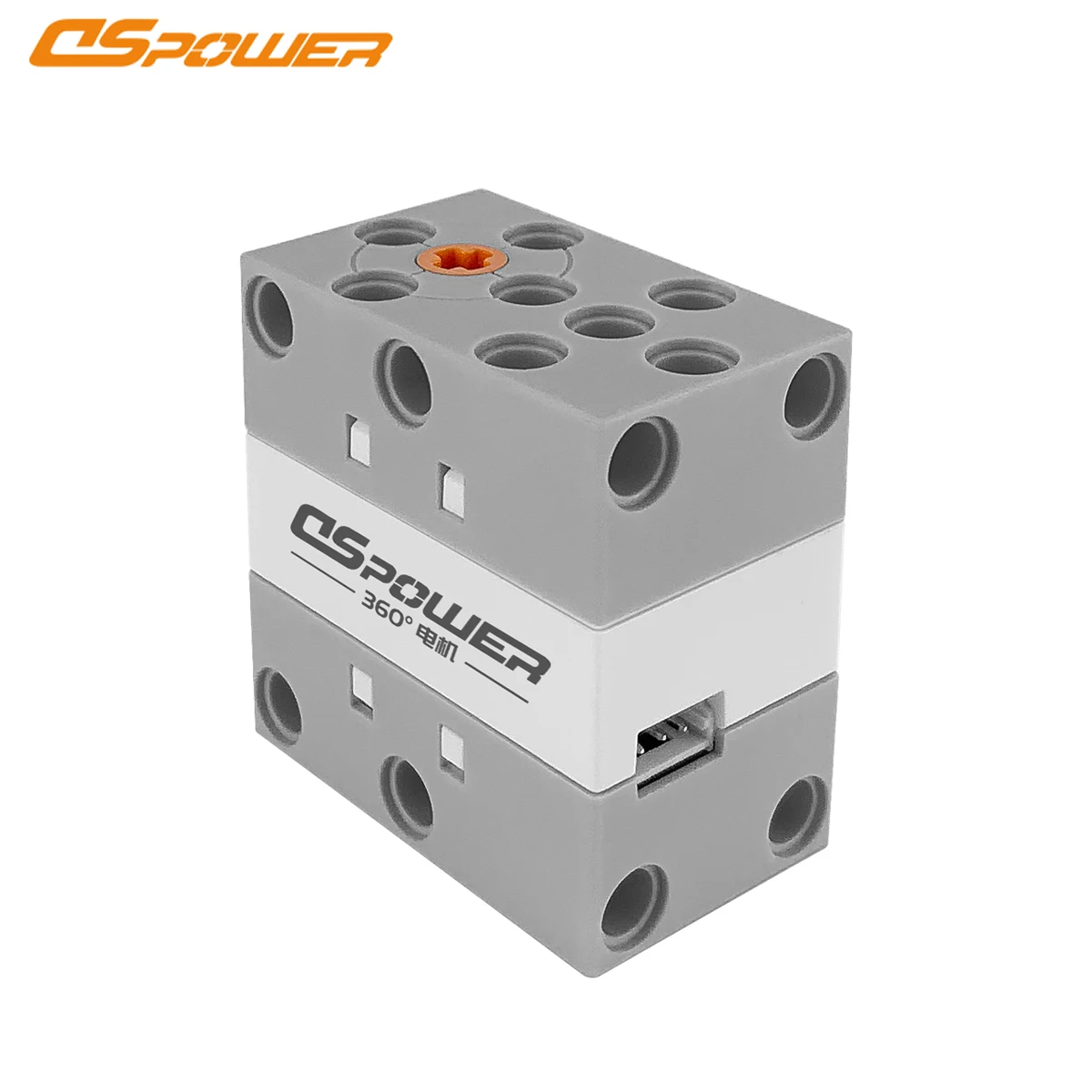 DSpower 1/5/10/20PCS 2KG 360° Servo Programming Building Block Porous Bit Bidirectional Output Programmable for Robot STEM Toy