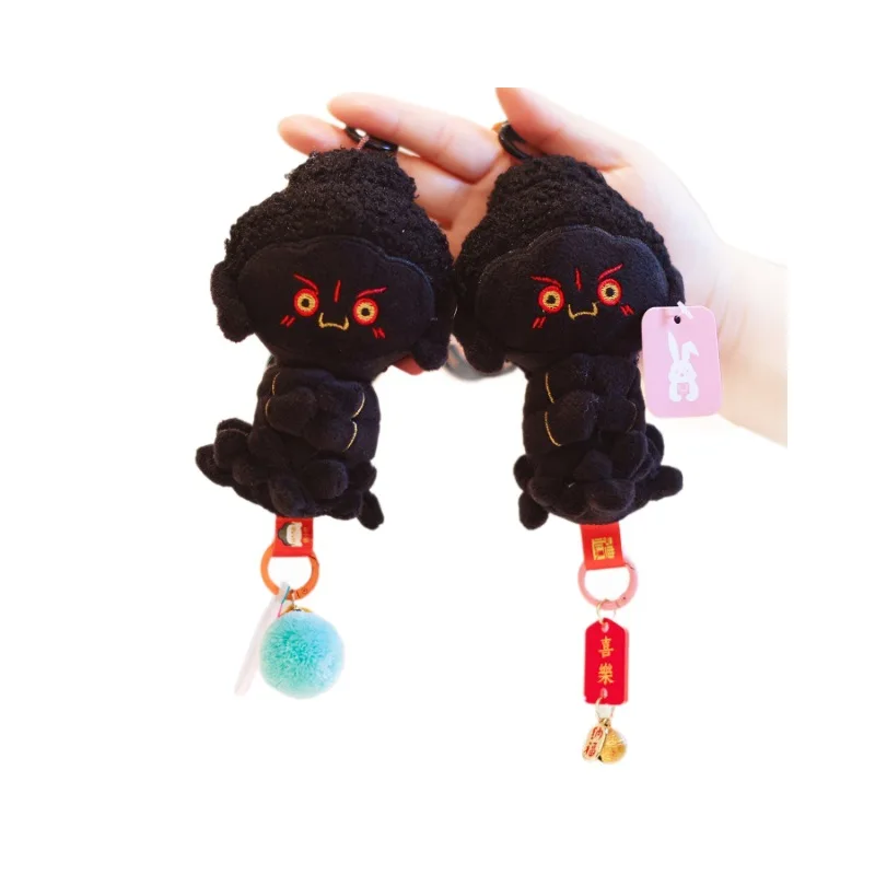 

Плюшевый брелок-Будда из пещер Юнган, с соединенными руками, лотосом и символом Будды, подвеска для сумки, украшение для автомобиля, культурный сувенир из Датун, Шаньси
