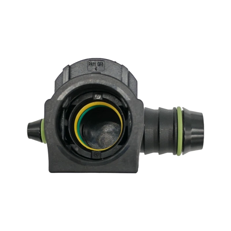 15.82mm ID6 fuel line quick connector ID14 Tee connector black color plastic auto fittings for car for German car 1 pc a lot
