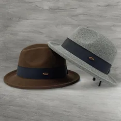 Vintage kapelusz fedora proste kobiety męskie dżentelmen elegancka dama klasyczna czapka zimowa jesień czapki jazzowe sombrero hombre