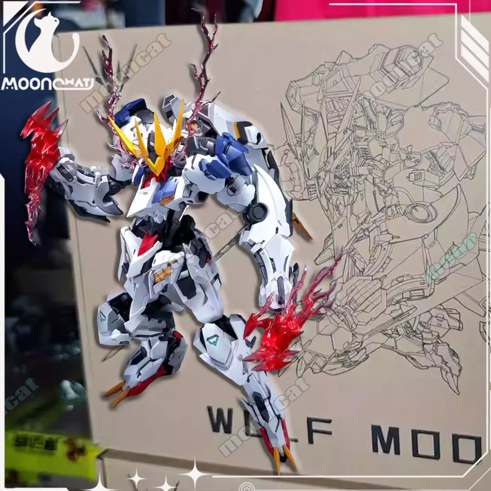 

Модель Wolf 1/100 Barbatos Wolf King: Сборная фигурка-меха из сплава, коллекционная статуэтка GK, игрушка, подарок