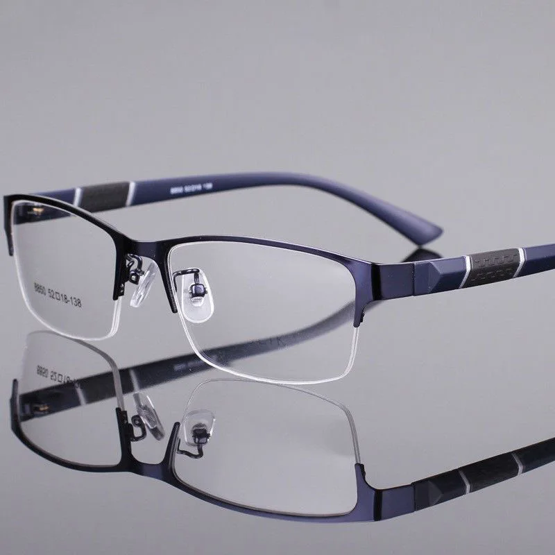 

New Fashion Reading Glasses Men Women Half Frame Business Office Eyeglasses Diopters +1.0 +1.5 +2.0 +2.5 +3.0 +3.5 +4.0