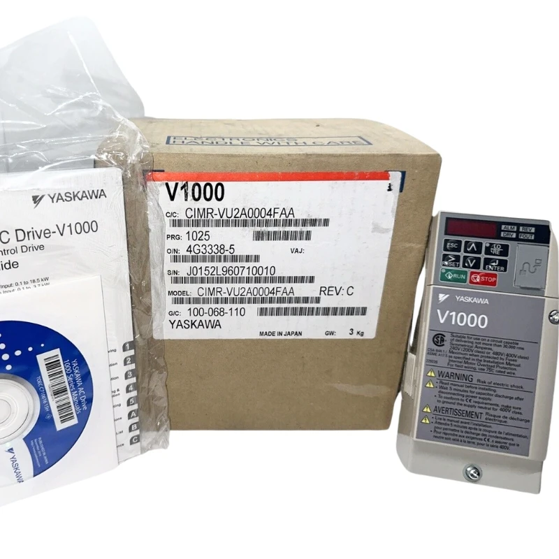 New Yaskawa CIMR-VU2A0004FAA Inverter 1 Year Warranty In Stock