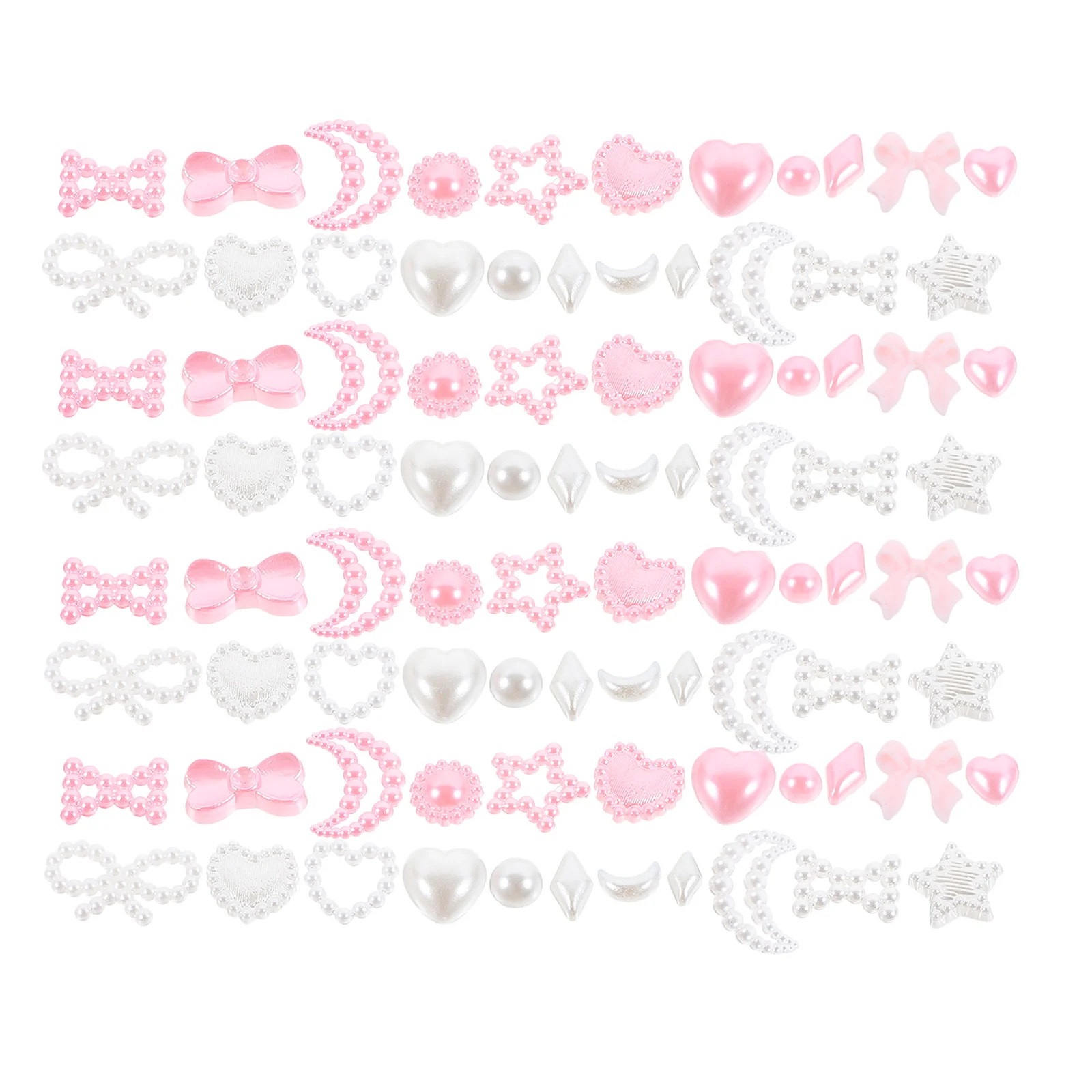 

Mix Box Charms Bows Gems Accessories Abs Kawaii Flower 3D Nail Art Charms Women Small Nail Jewels Bulk For Acrylic