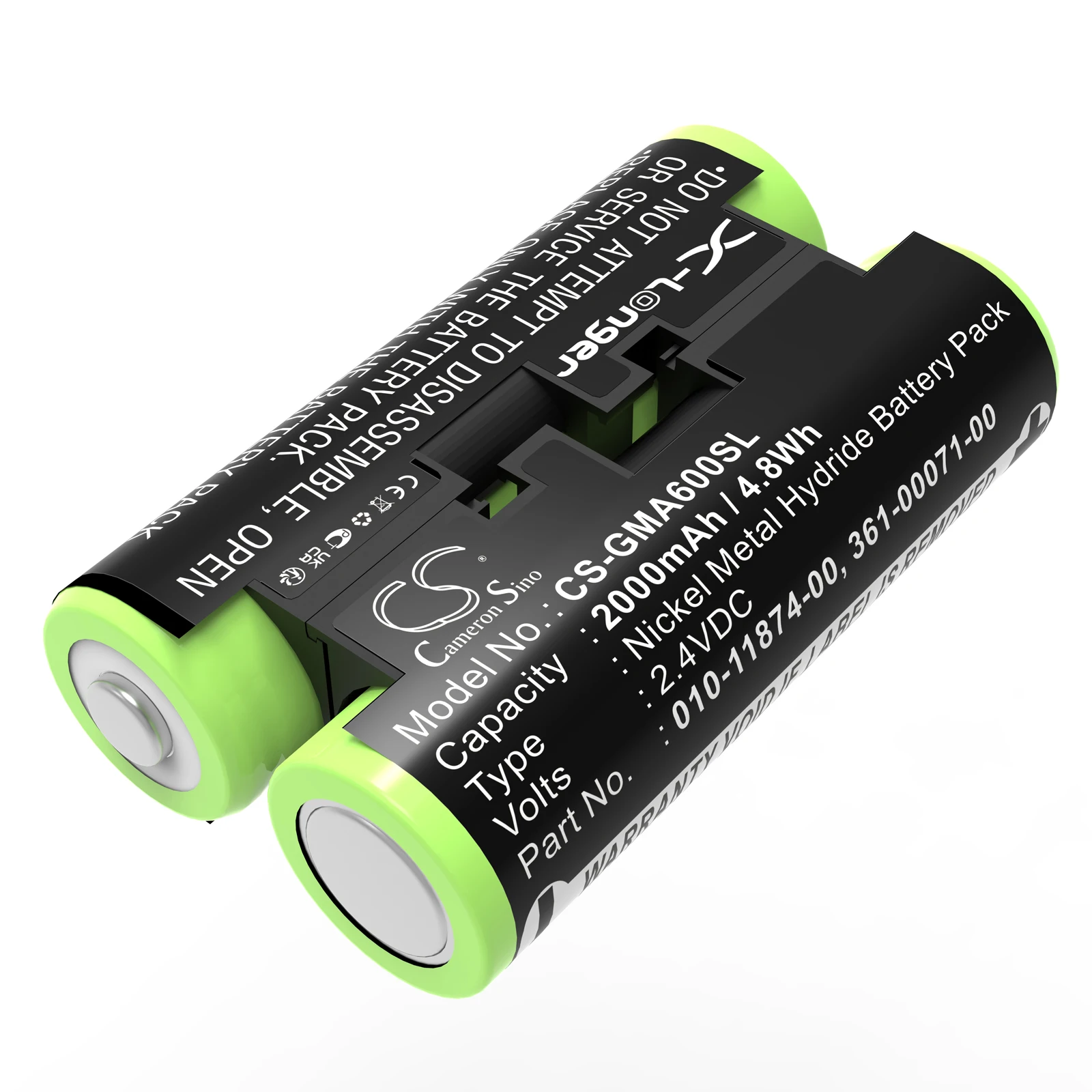 

Ni-MH GPS, Navigator Battery for Garmin, 2.4V, 2000mAh, Compatible Models: 010-01550-00, Astro 430 handheld, GPSMAP 639