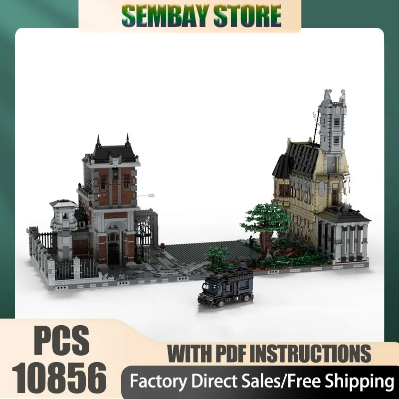 

Знаменитая серия фильмов Moc, строительные кирпичи, модульные 76300 MOC, технология расширения, блоки, рождественские игрушки «сделай сам», строительные подарки