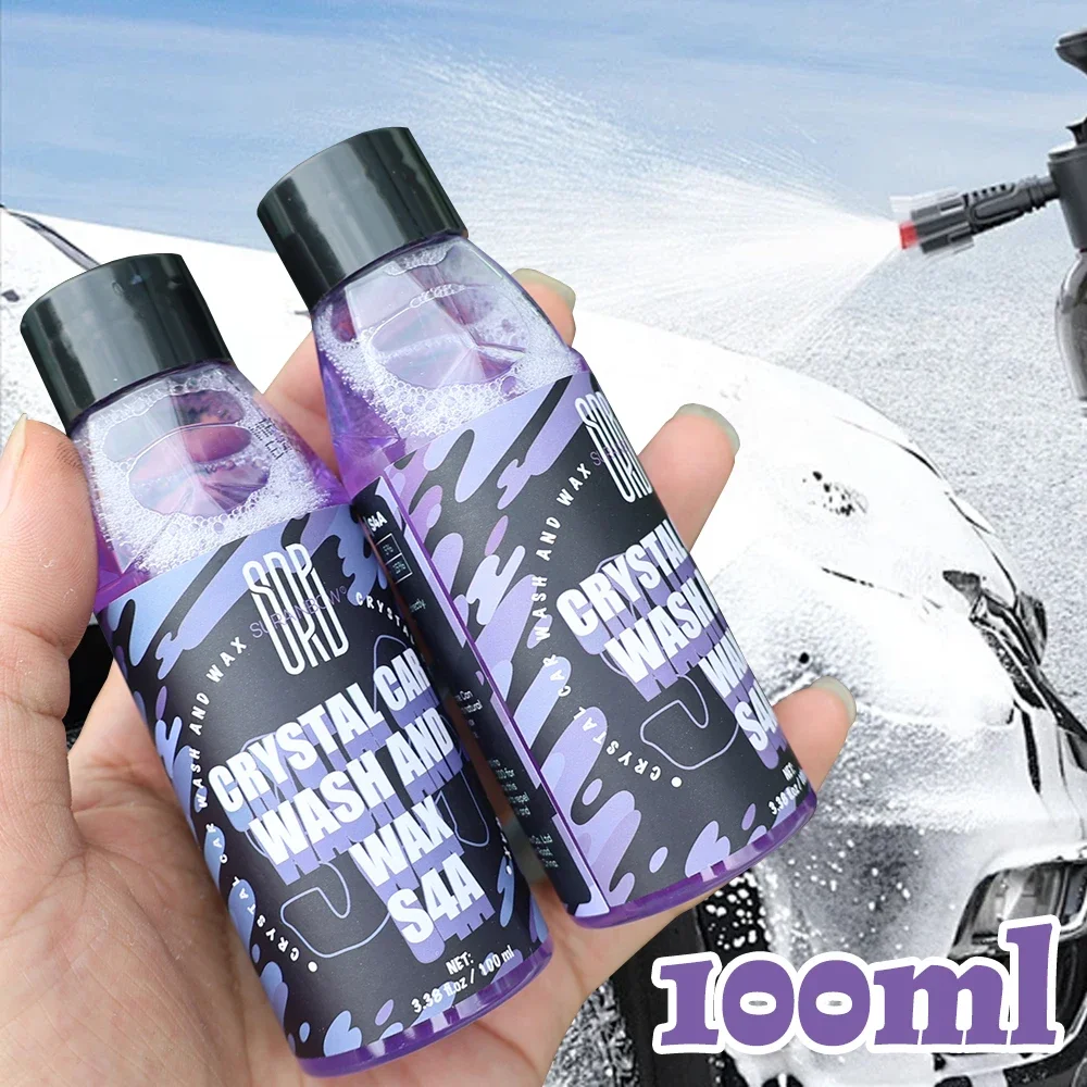 Water Activated Car Wash Solution Car Washing Crystal Plating Foam Agent Auto Wash Essence Water Repellent Glazing Coating Agent