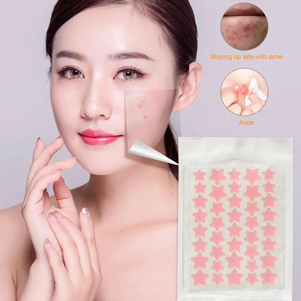 40pcs/35pcs Star Pimple Patch Acne Colorful Invisible Acne Removal Skin Care Stickers Y2K Originality Concealer Face Spot Beauty