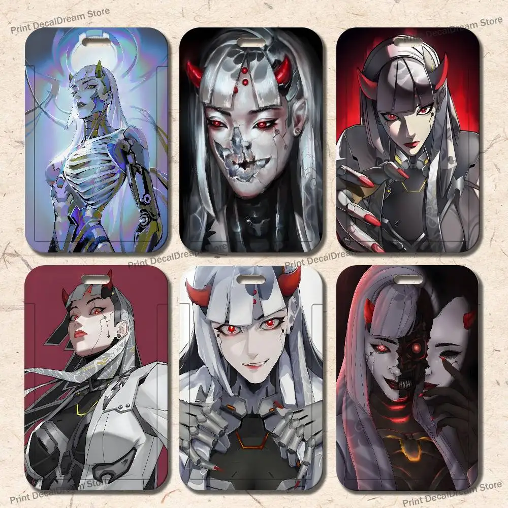 S-Shion O-Overwatch Card Holder Applicable To ID Cards Bank Cards Public Transport Cards And Work Card