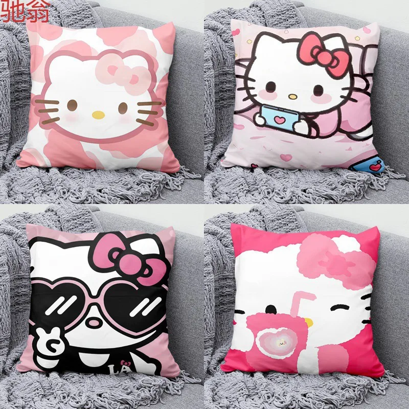 

Милая мультяшная аниме периферийная мягкая подушка для сна Hellokitty Kawaii Kt Cat спальня общежитие украшение для кровати Подушка подарок на день рождения