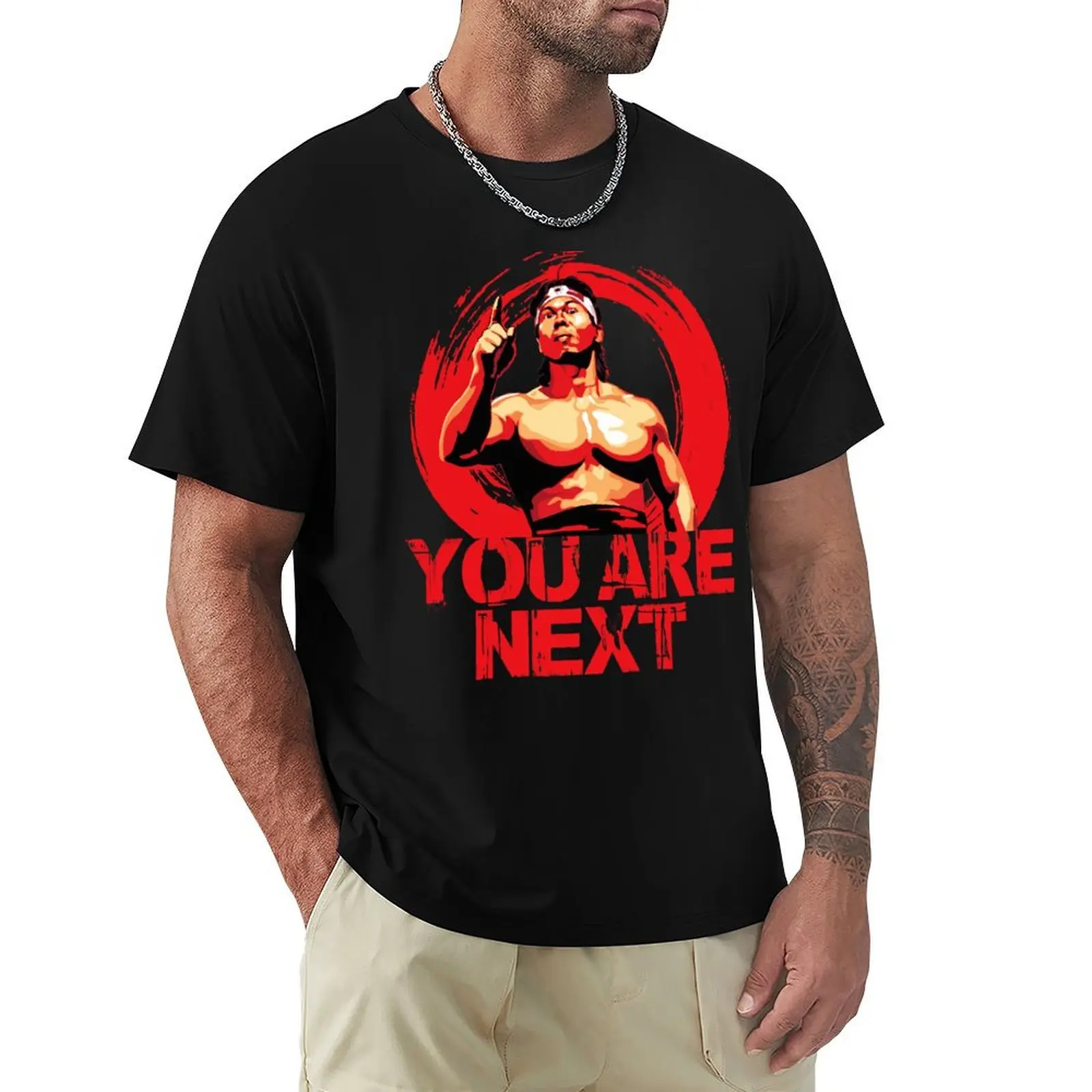

Chong Li You Are Next T-Shirt Plus Size Basic Short Sleeve Top
