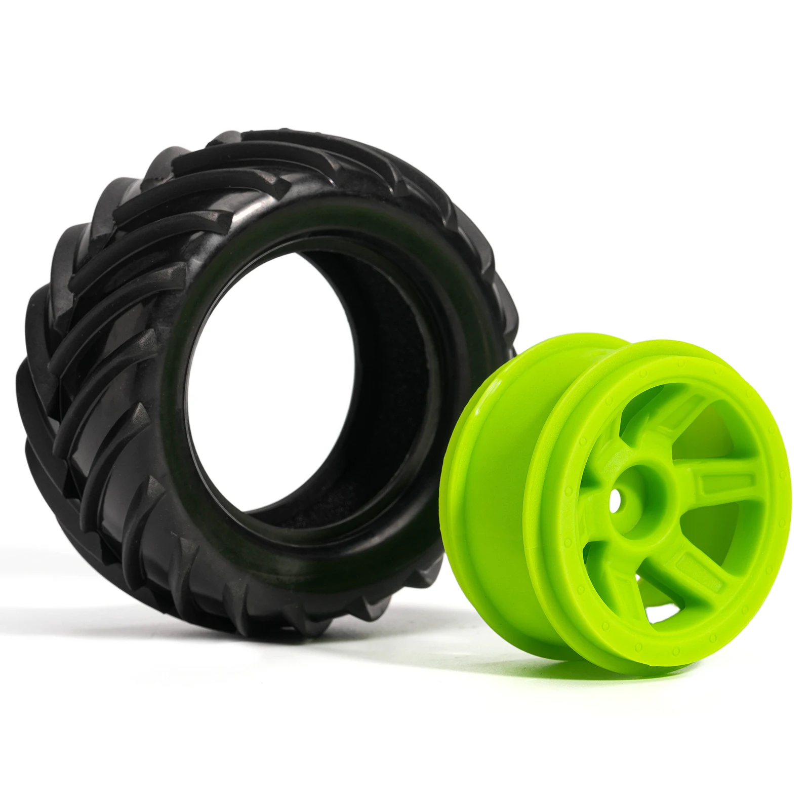 DUSTAIL 4PCS 1.9" RC Wheel Tires Set 12mm Hex 1:10 Rubber Tyre for Axial 1/10 1/12 1/14 Monster Truck Car Upgrade(WT190911)