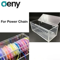 1 Caja Dispensadora de Acrílico Dental para Cadenas de Ortodoncia, Organizador de Ligaduras y Elásticos, Soporte de Almacenamiento para Cadenas de Ortodoncia