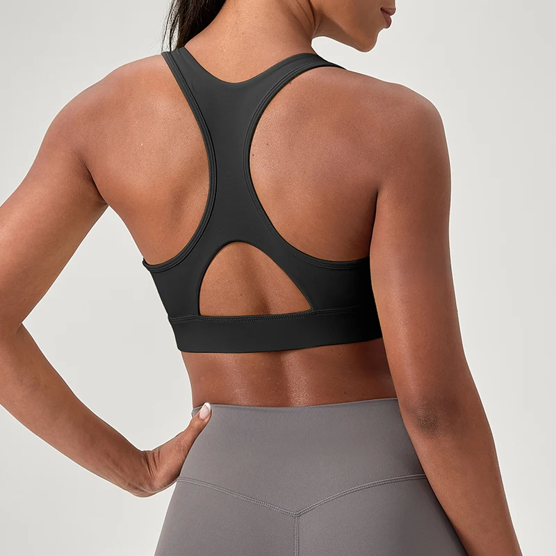 Women Gym Sport Bra Fitness Tank Top Yoga Sports bra Sexy Deep V-neck Workout Bra Underwear Breathable Running Sportswear image 6