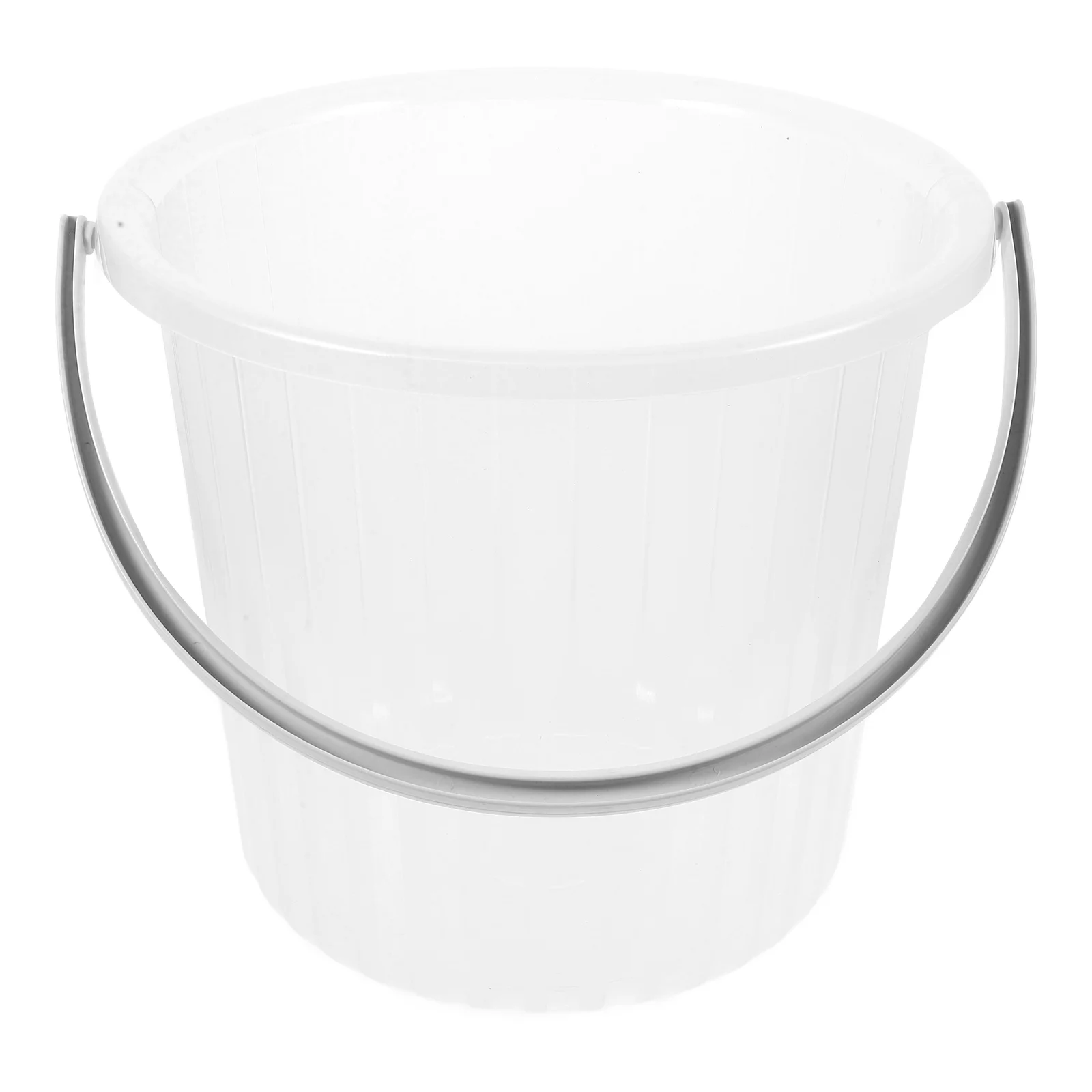 

Transparent Water Bucket 1048 Medium Clear Single Large Capacity Bathing Car Wash Durable Plastic Portable Home Outdoor Beach