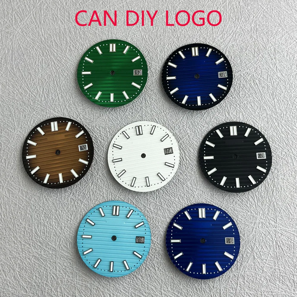 Nautilusian nh35 dial 29.8mm for 43mm NH35 Nautilusian case fit Japan NH35 automatic movement 5711/1R-001 5711/1A-011 watchmods