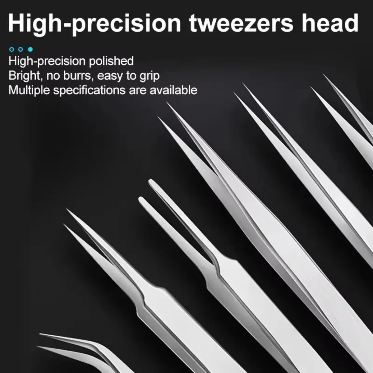 

6Pcs/Set Stainless Steel Tweezers: Industrial Precision Repair Tool with Bent&Straight Tips, Ideal for Professional Repairs&DIY