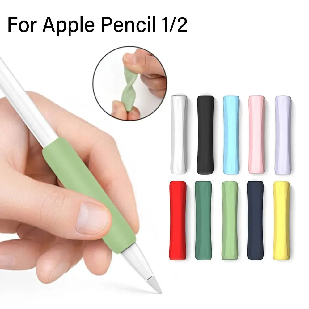 

Diamond Pencil 1/2 Touch Screen Pen Grip Case Stylus Pen Cover Silicone Protective Sleeve For Pencil 1/2