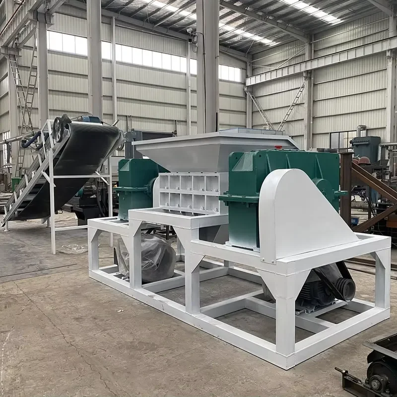 Crusher Scrap Plastic Metal Double Shaft Shredder Can Aluminum Recycling Shredder Machine Price