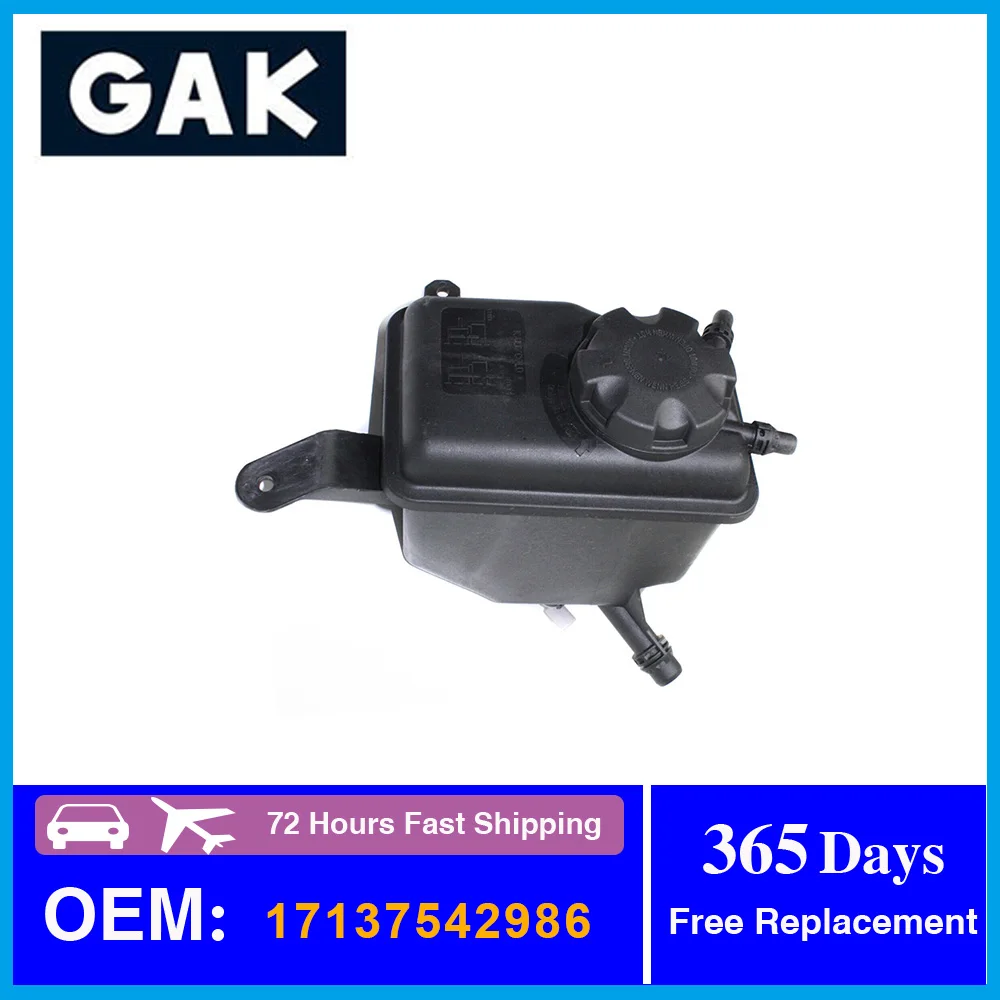 

GAK Coolant Expansion Tank Radiator Auxiliary Kettle #17137542986 For BMW 5 6 Series E60 E61 E63 E64 Replacement Parts