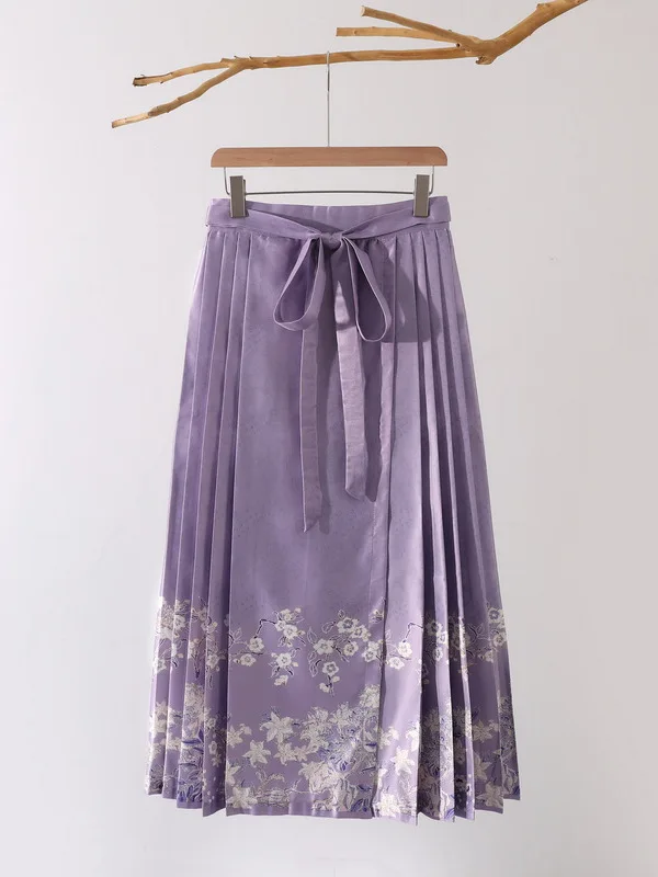 

Waist-Cinching Belted Maxi Skirt Commute Artistic High Waist Midi Length Other Material 00% Spring Season New Sle f Bod...