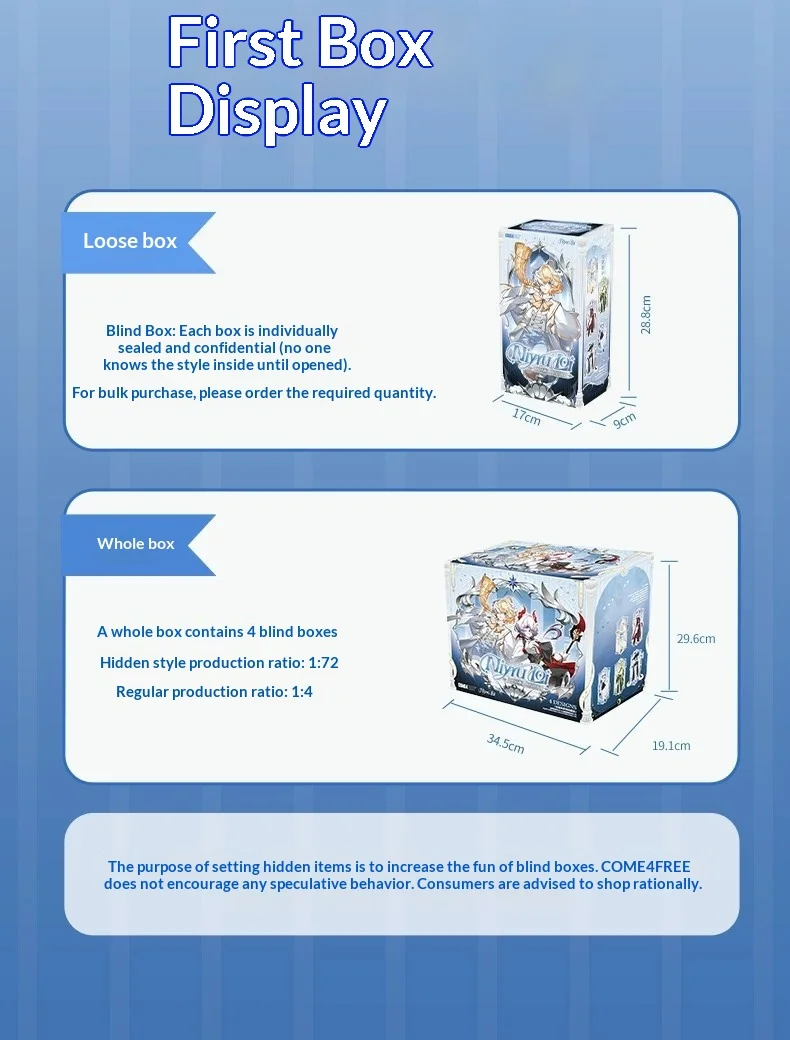 Original COME4FREE Blind Box Niyru Loi Mini 1/8 BJD Mystery Box Kawaii Anime Actionfigur Desktop-Ornament Sammlerstück Spielzeug Geschenke – Detail 22