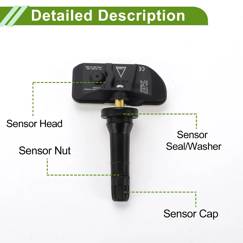 Jx7t1a180ca 315mhz sistema de monitoramento de pressão dos pneus de alumínio sensor tpms para ford explorer para lincoln 2009-2011 para mercúrio