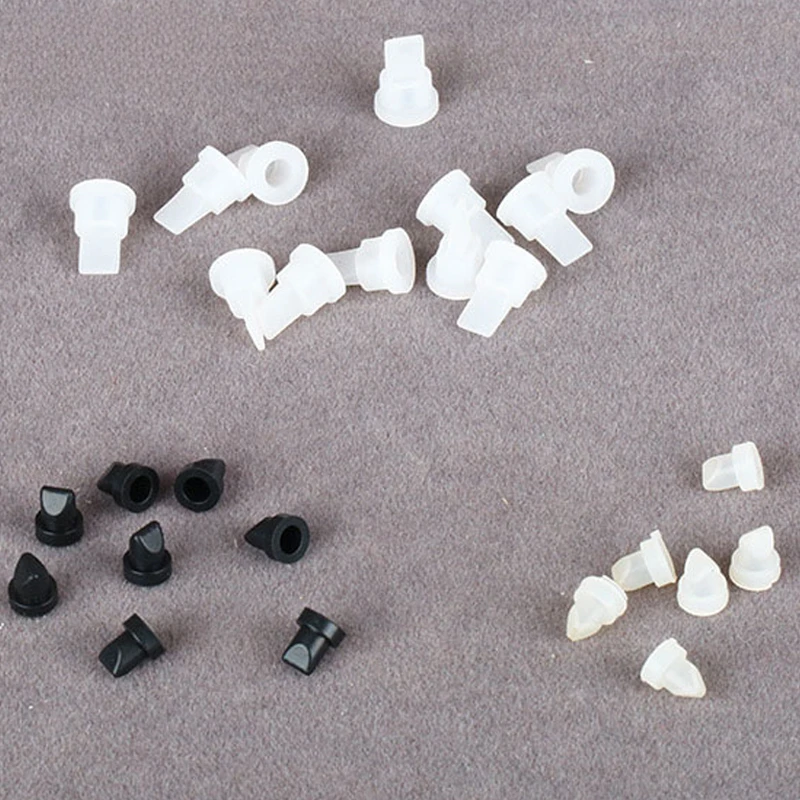  Dia 2/4/4.5/5mm Black/Clear Silicone/Rubber Anti-backflow Duckbill Valve Check Valve For Liquid And Gas Backflow Prevent