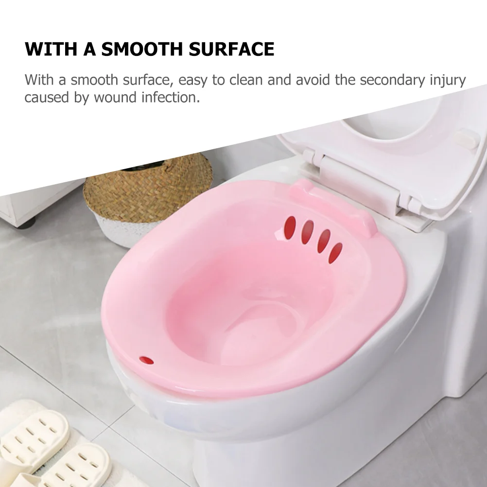 Hemorrhoids Vaginial Steaming Stool Bidet Postpartum Toilet Sitz Plastic Miss