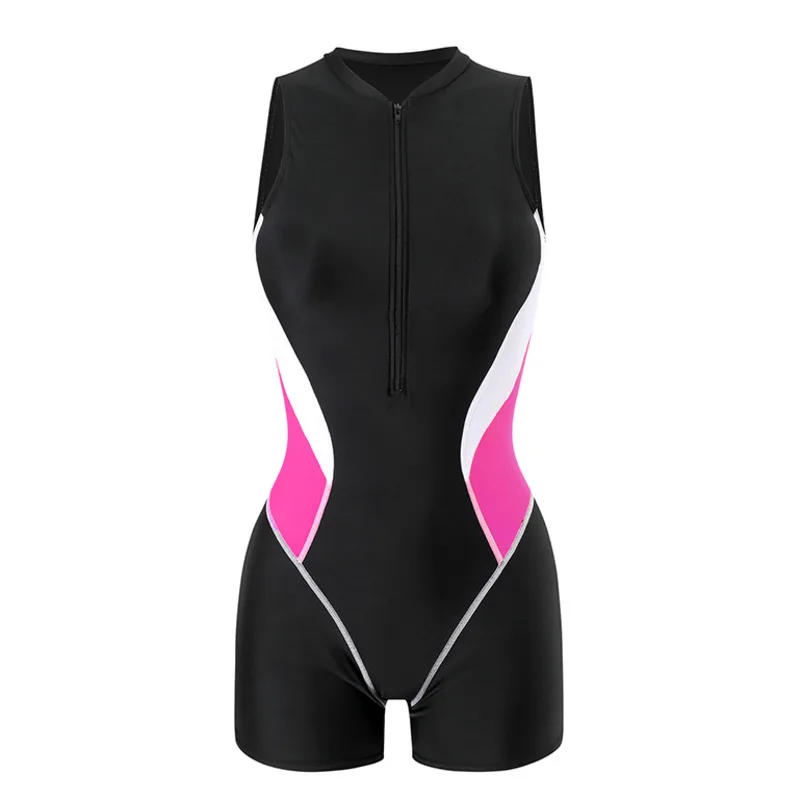 

Лоскутные сексуальные цельные купальники Закрытые женские купальники Спортивная одежда для серфинга Купальные костюмы для тела Пляжная одежда для купания в бассейне