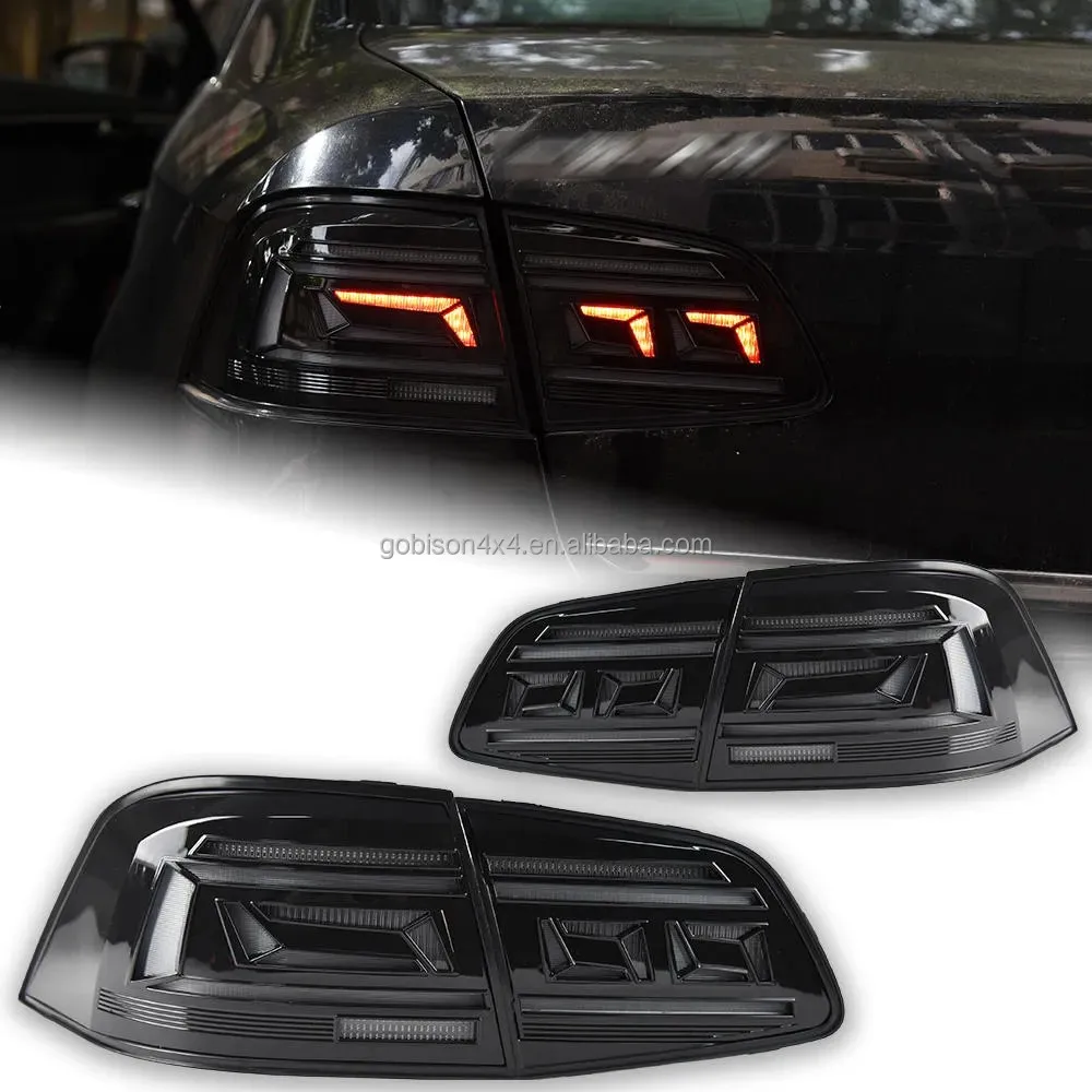 

Светодиодные задние фонари для Volkswagen VW Passat B7 2012-2015, задние фонари, светодиодные DRL, движущиеся указатели поворота, стоп-сигнал, автоаксессуары