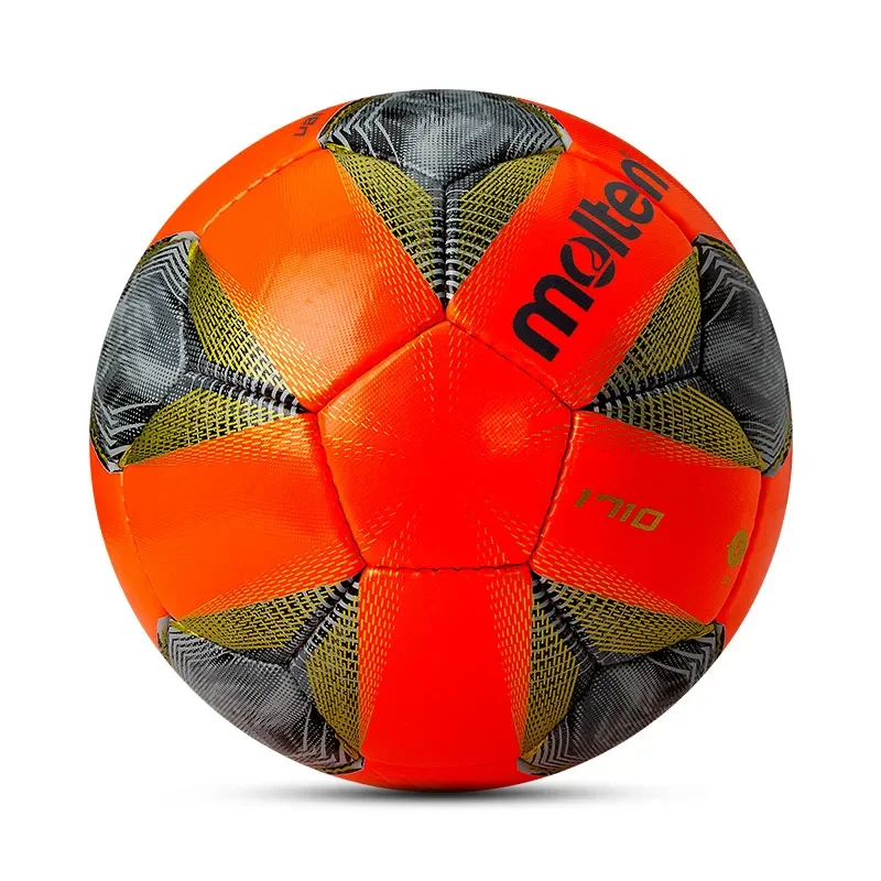 Molten Original Soccer Ball Size 5 PVC Material Wear-resistant Hand-stitched Outdoor Football Training Competition Match voetbal