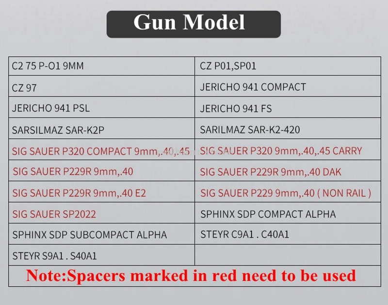 Funda táctica universal Sig Sauer P229 – compatible 9mm .40 .45 - imagen 4