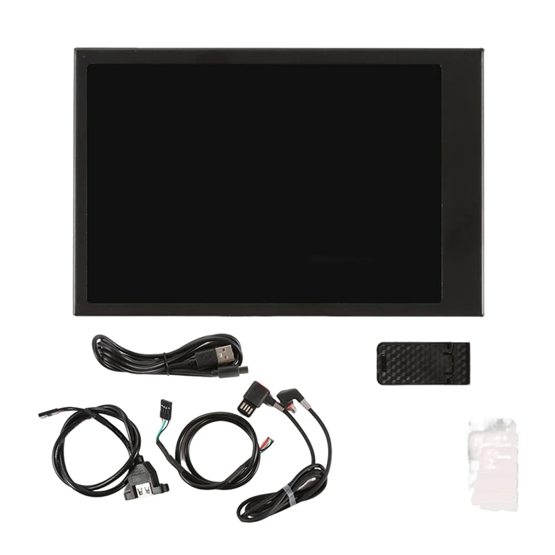 VVNB-3.5 Inches IPS Type-C Sub Screen Case USB Case Sub Screen AIDA64 Free Computer Monitoring Multi-Function Sub Screen