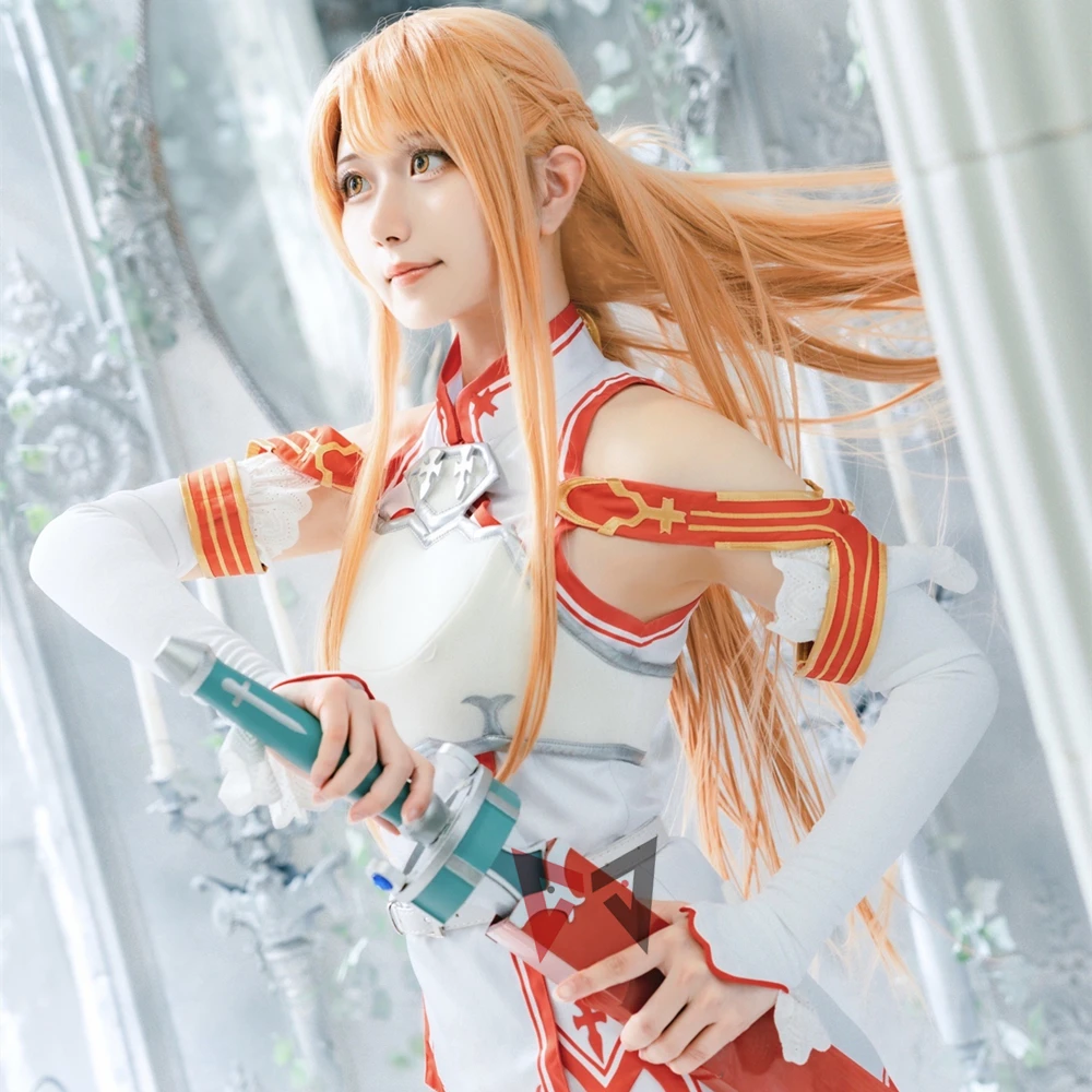 

Athemis Sword Art Online Asuna Аниме Косплей Костюм высокого качества для детей и взрослых цвет под заказ