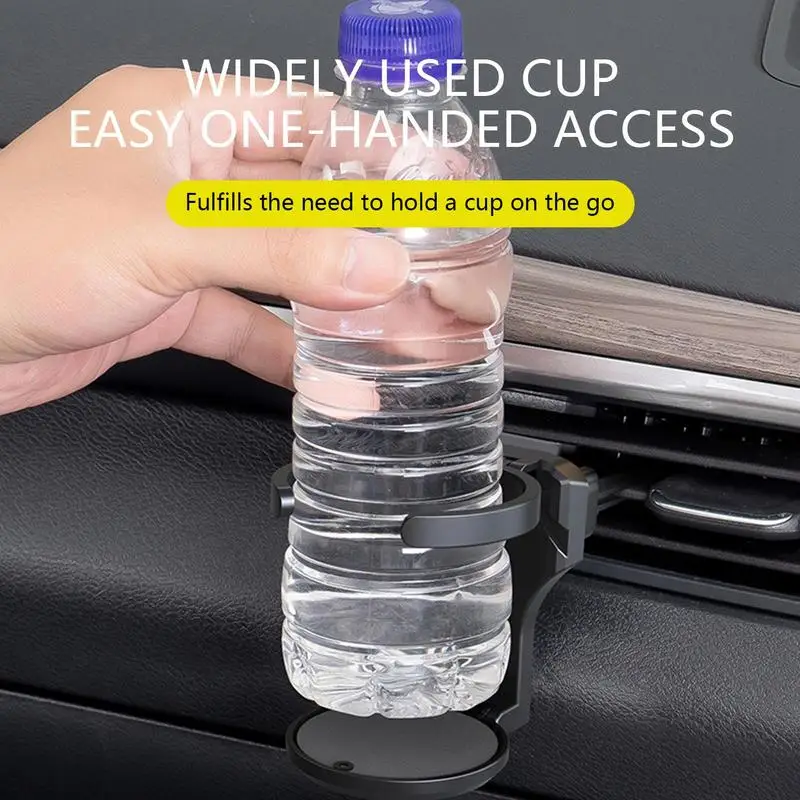 Foldable Car Air Vent Drink Cup Bottle Holder Water Bottles Coffee Beverage Auto Drink Rack Stand Vehicle Air Vent Cup Holder