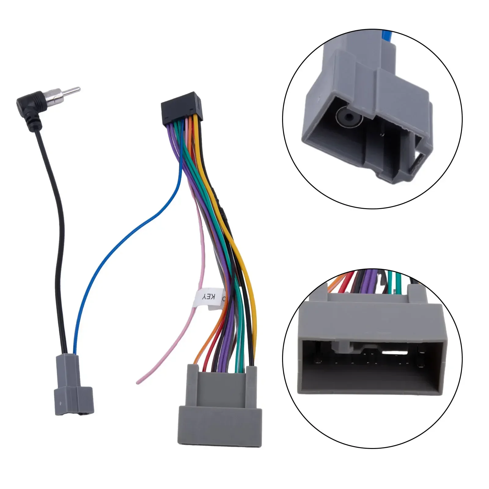 Brand New Car Spare Parts Power Cord Power Cord Adapter An Power Cable Car Audio DVD Player Navigation Power Cord