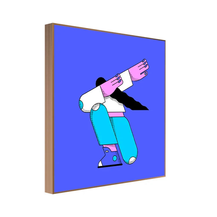 

NFT Display 21.5/32/33 Inch Framed Art Intelligent Digital Encrypted Canvas Foggy Screen Digital Wood Frame for museum Gallery