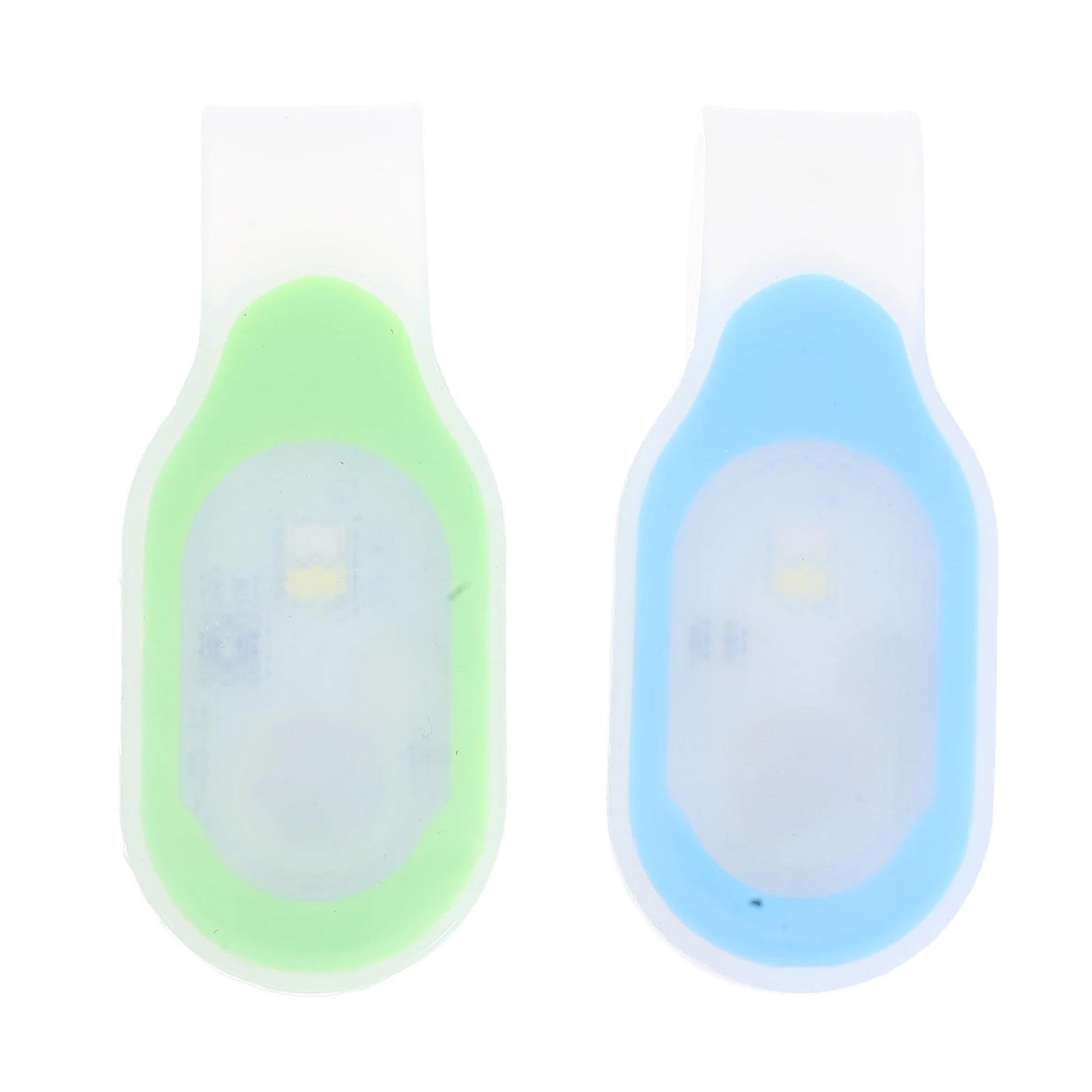 

2pcs Led Magnetic Clip Lights Hands-Free Safety Flashlight For Outdoor Running Jogging Walking Dog Collar Light Premium Silicone